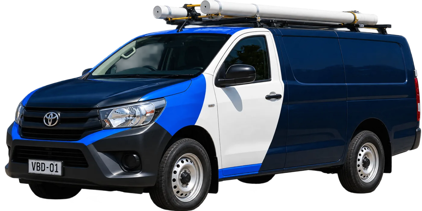 Our van, covering Bondi and the surrounding suburbs