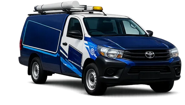 Service van on its way to a Bondi job